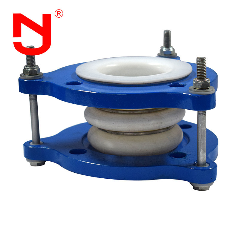 Chemikalienbeständige PTFE-Ausdehnungsgelenke Einfache Installation Edelstahl-Schnürstangen DIN/BS/ANSI/JIS Flanschstandard