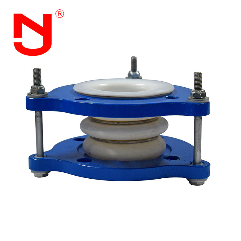 Druck-PTFE-Ausdehnungsgelenk mit Kohlenstoffstahlflansche Einfache Installation DIN/BS/ANSI/JIS konform