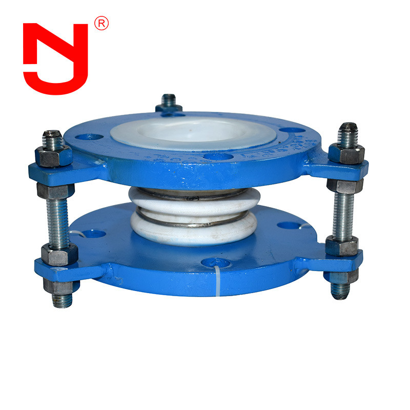 150 Psi Galvanisiertes PTFE Schläger Expansionsverbindung Exzellente chemische Beständigkeit Kohlenstoffstahl Flansche