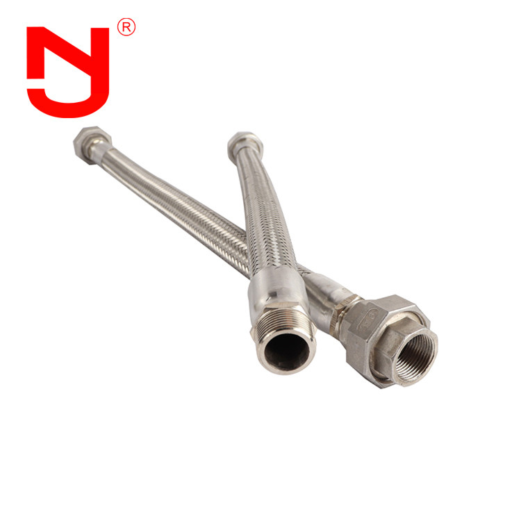 Edelstahldraht geflochtener Flexibler Metallschlauch Unionstyp Metall geflochtener Wasserflexibel