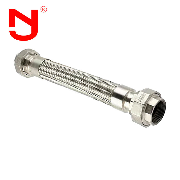 Stainless Steel Threaded Union Type Flexible Braided Hose with PN16 Pressure Grade