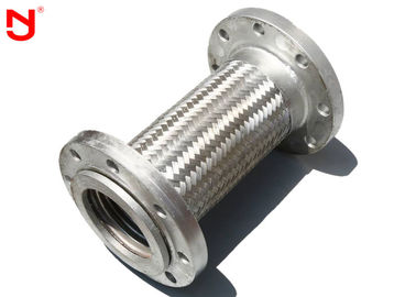 Flansch-Metall geflochtener Schlauch, flocht Flex Connectors Non Vibration Noise SS 304