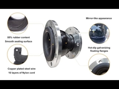 Verringerte Gummidehnfuge